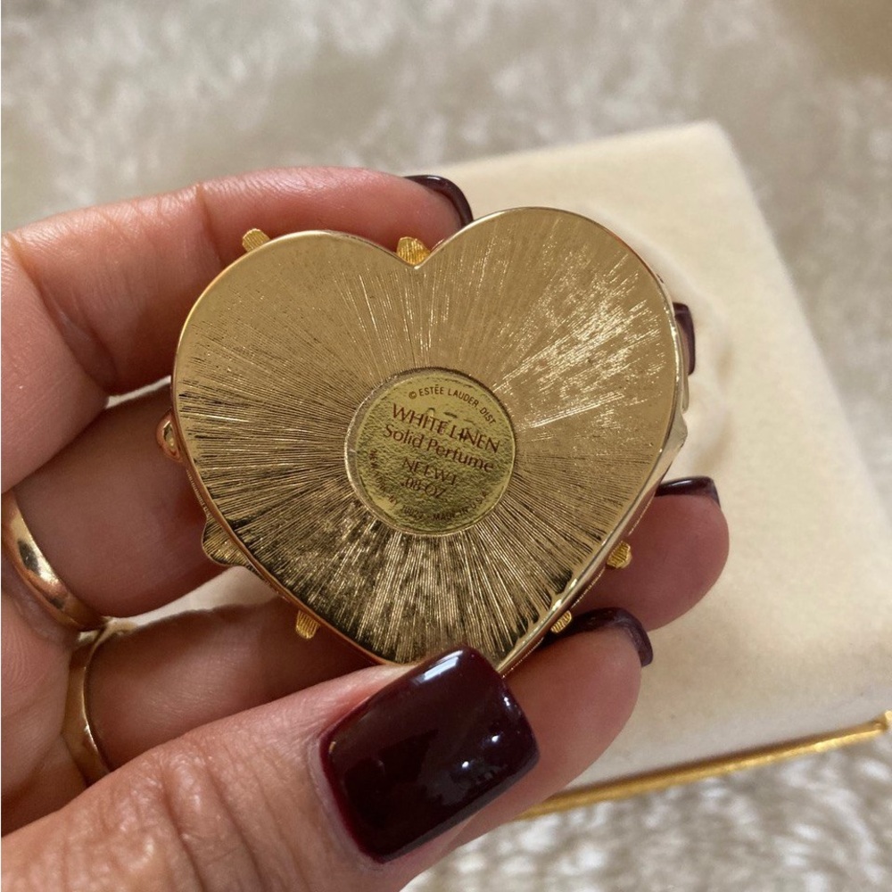 Estee Lauder Solid Compact "Chained Heart" - image 3